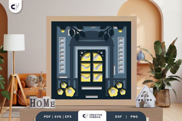 Floral Front Home 3D Papercut SVG: A Publisher’s Review