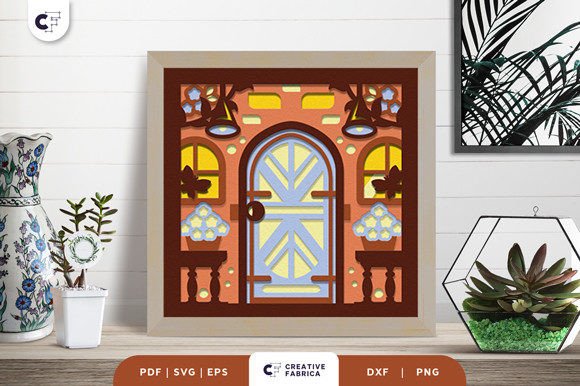 Home Porch 3D Layered Paper Cut: A 3D SVG Ornaments Review for Publishers