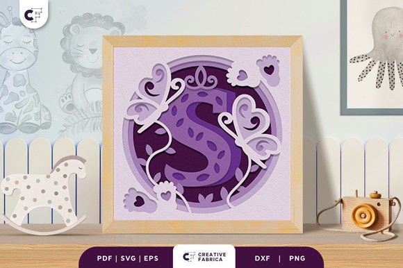 Letters S Baby Girl Alphabet 3D Papercut: A Review for Digital Publishers