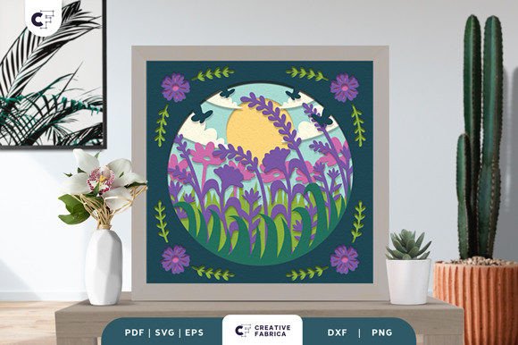 Meadow Garden 3D Shadow Box Paper Cut: A Designer’s Review for Small Business Branding