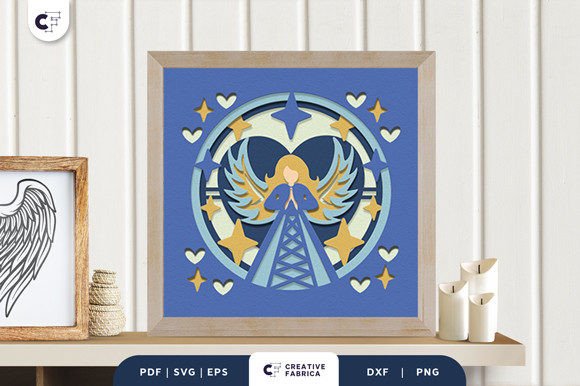 Remembrance Angel 3D Papercut Shadow Box: A Designer’s Review