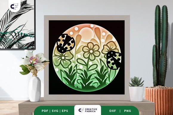 Spring Flower Garden 3D Shadow Box Review