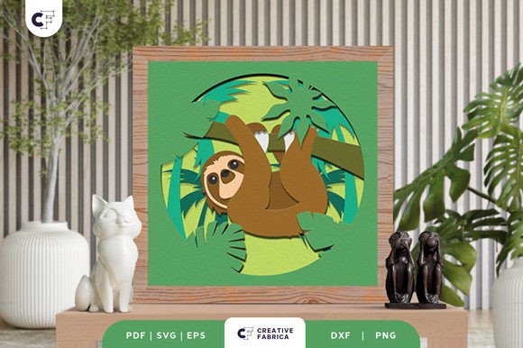 Tropical Sloth 3D SVG and Other: Brand Review