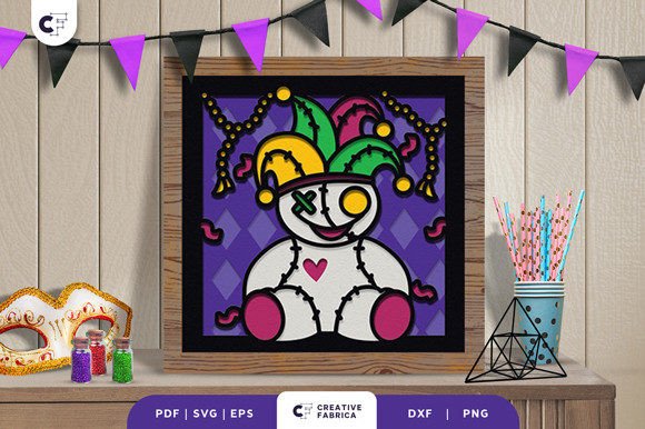 Voodoo Mardi Gras 3D Paper Cutting SVG Review