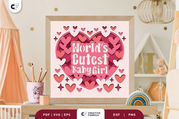 World s Cutest Baby Girl 3D Shadow Box: A Designer’s Review